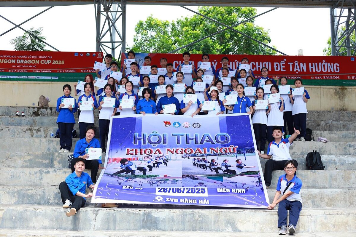 Dấu ấn Hội thao Khoa Ngoại ngữ năm học 2024-2025