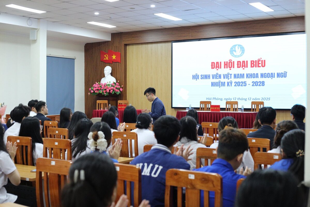Đại hội đại biểu Hội Sinh viên Khoa Ngoại ngữ nhiệm kỳ 2025–2028