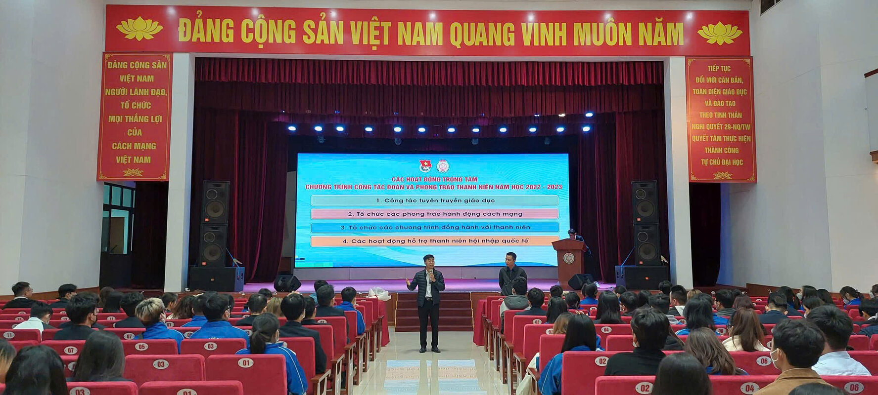 Hội nghị tập huấn cán bộ Đoàn - Hội cấp liên chi năm học 2022 - 2023