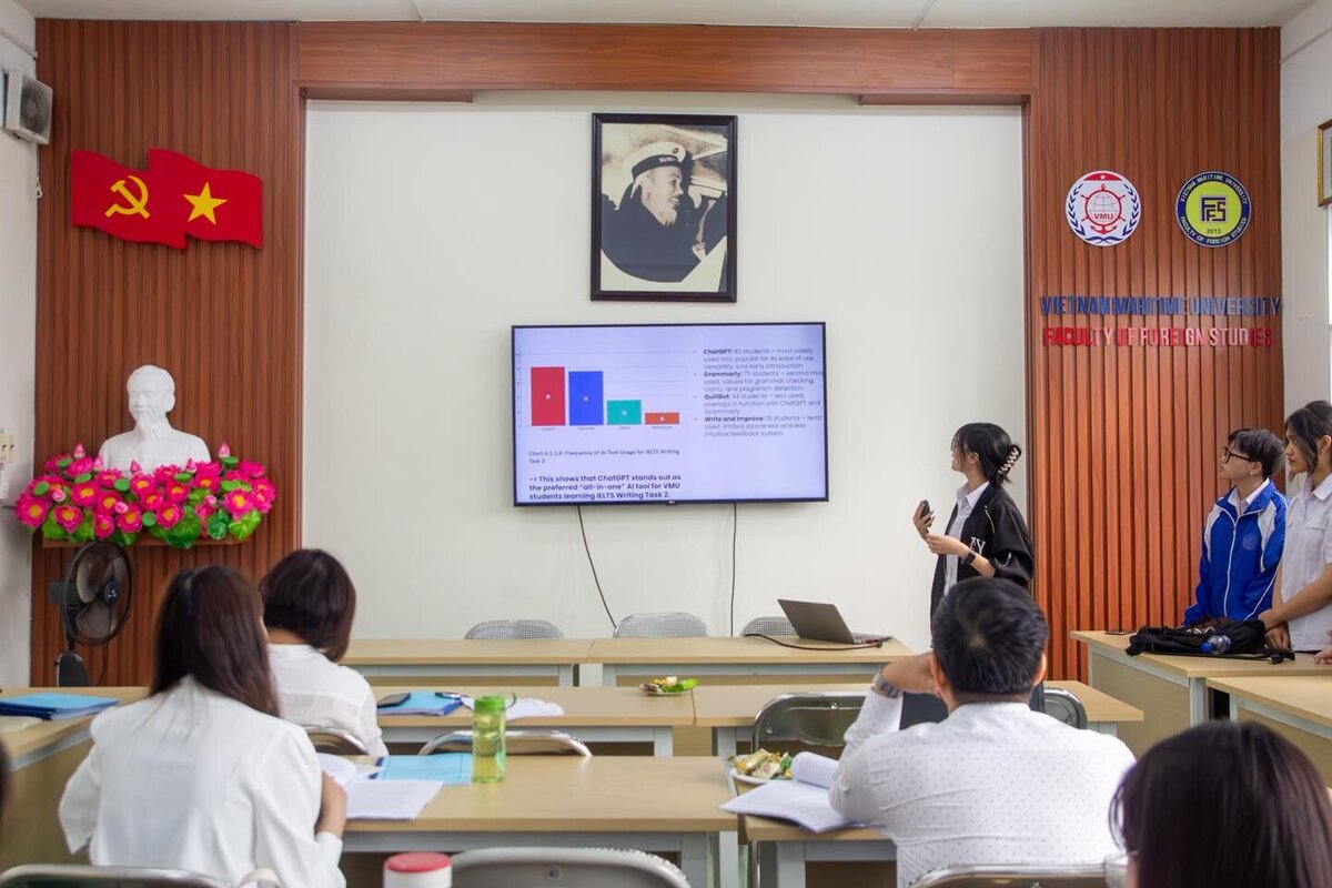Nghiệm thu đề tài nghiên cứu khoa học sinh viên Khoa Ngoại ngữ năm học 2024 – 2025