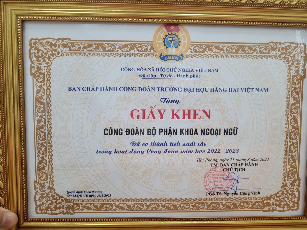 Tổng kết hoạt động công đoàn năm học 2022-2023